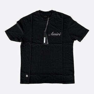 Amiri Black & White Script Logo T-Shirt